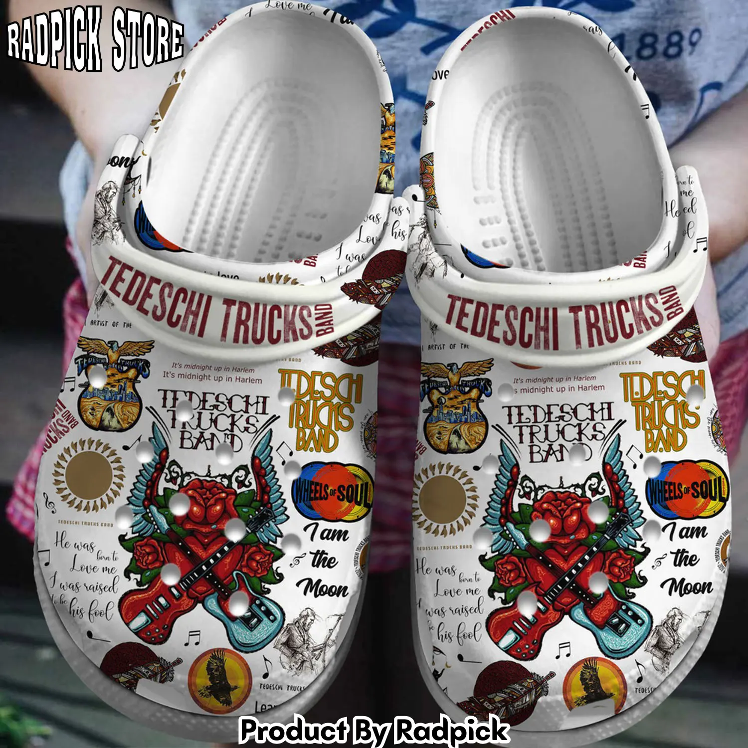 Radpick tedeschi trucks band music clogs shoes comfortable for men women pjh rp652843